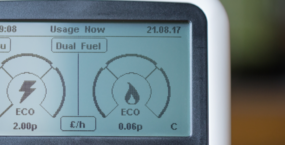 Fuel meter reading