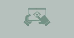 Online property viewing icon