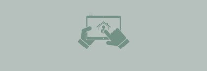Online property viewing icon