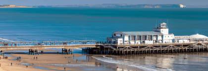 Coastal Bournemouth view