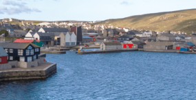 Shetland Islands coastal view