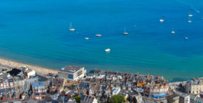 aerial-view-swanage-bay-dorset