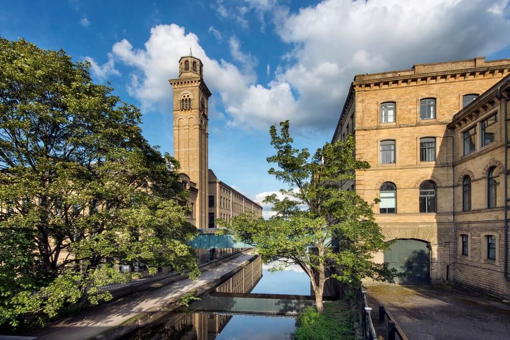 salts mill and saltaire, bradford, west yorkshire